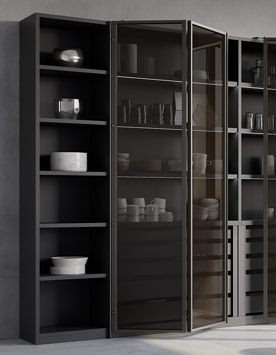 Versatility, fluidity and reduction of any obstruction.