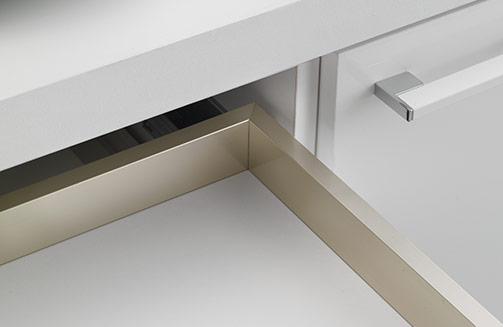 LINEABOX Under-sink drawer - 2-sided - H 104 mm