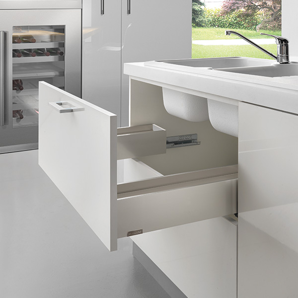 LINEABOX Under-sink - 2-sided drawer - H 101 mm